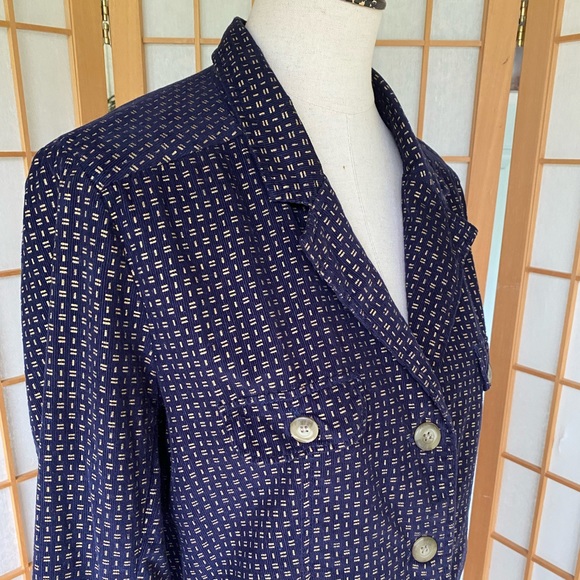 Sundance Lightweight Corduroy Blue and Gold Jacket SZ L - Picture 4 of 14
